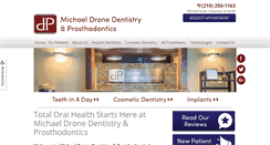 Desktop Screenshot of droneprosthodontics.com